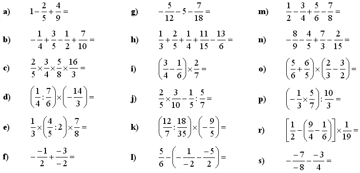 Fractions and decimals - Exercise 7